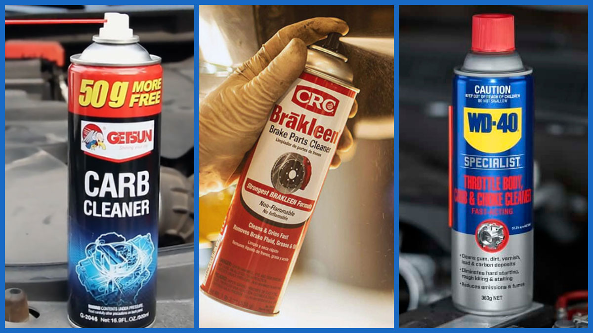 Carb Cleaner vs Brake Cleaner vs Throttle