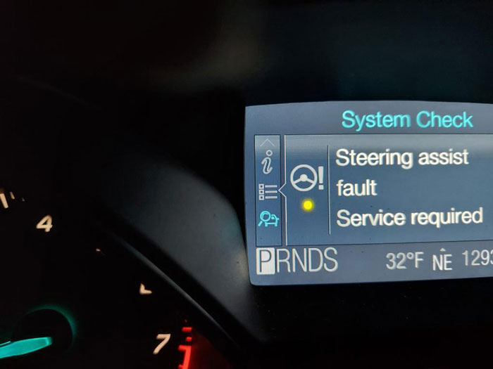 Power Steering Assist Faults