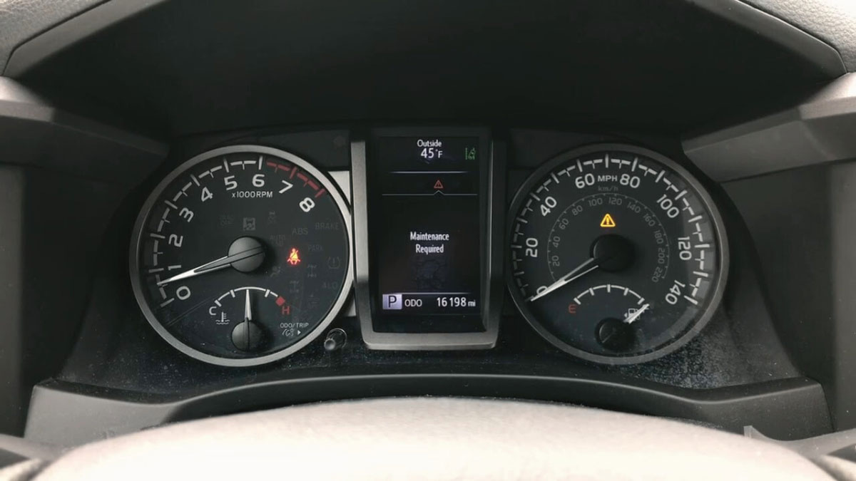 Resetting Maintenance Light on Toyota Tacoma Made Easy