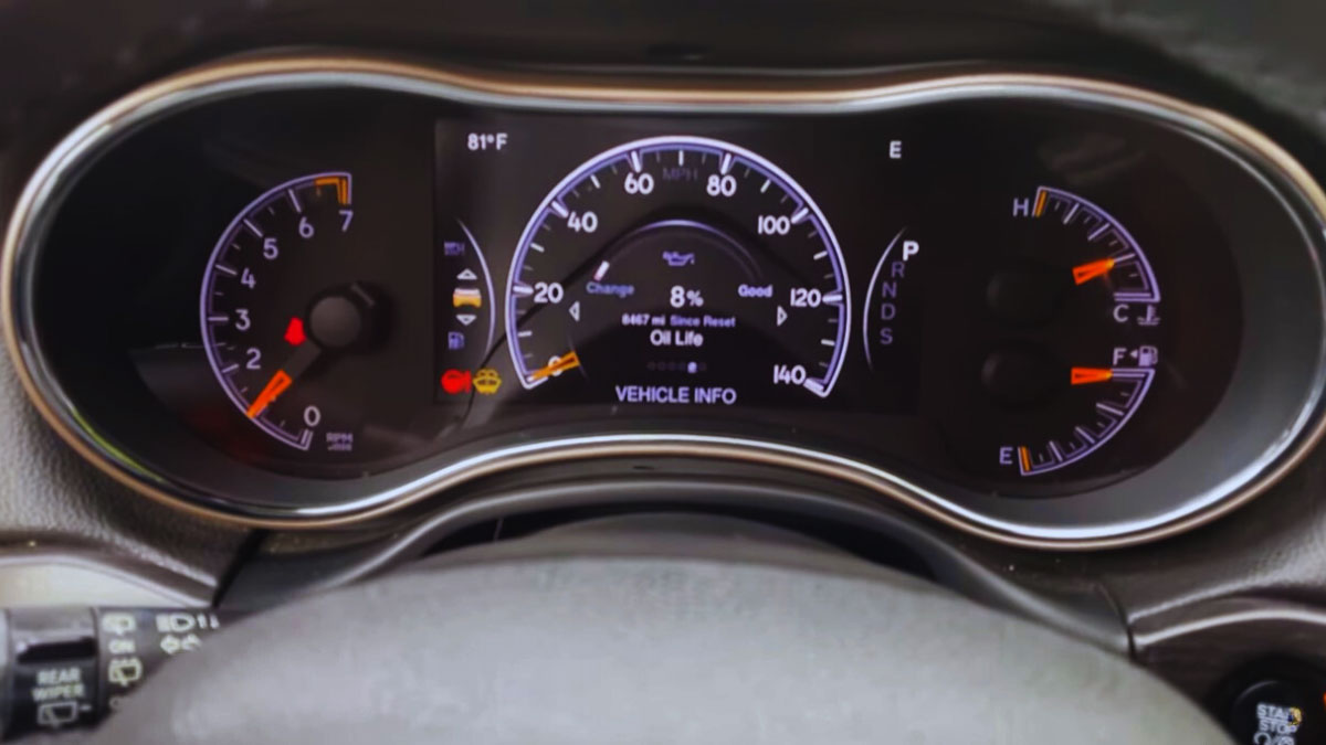 Easy Guide: Resetting Oil Life on 2014 Jeep Grand Cherokee