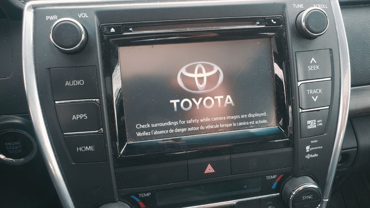 Toyota Camry Screen Not Working