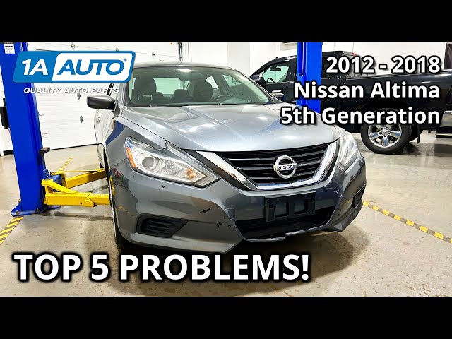 2013 Nissan Altima Common Problems and Solutions