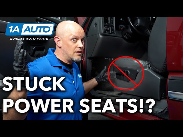 Fix Failing Power Seat: Manual Troubleshooting Techniques