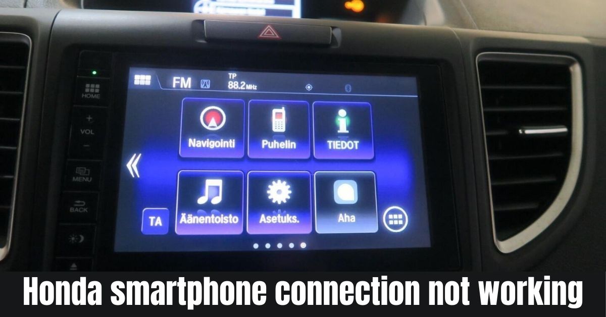 Honda Smartphone Connection Issues: Troubleshooting Tips