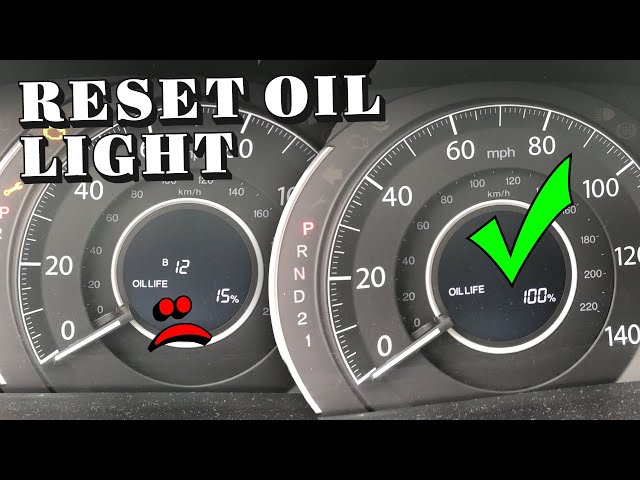 Resetting Oil Life Indicator on Honda CR-V Simplified