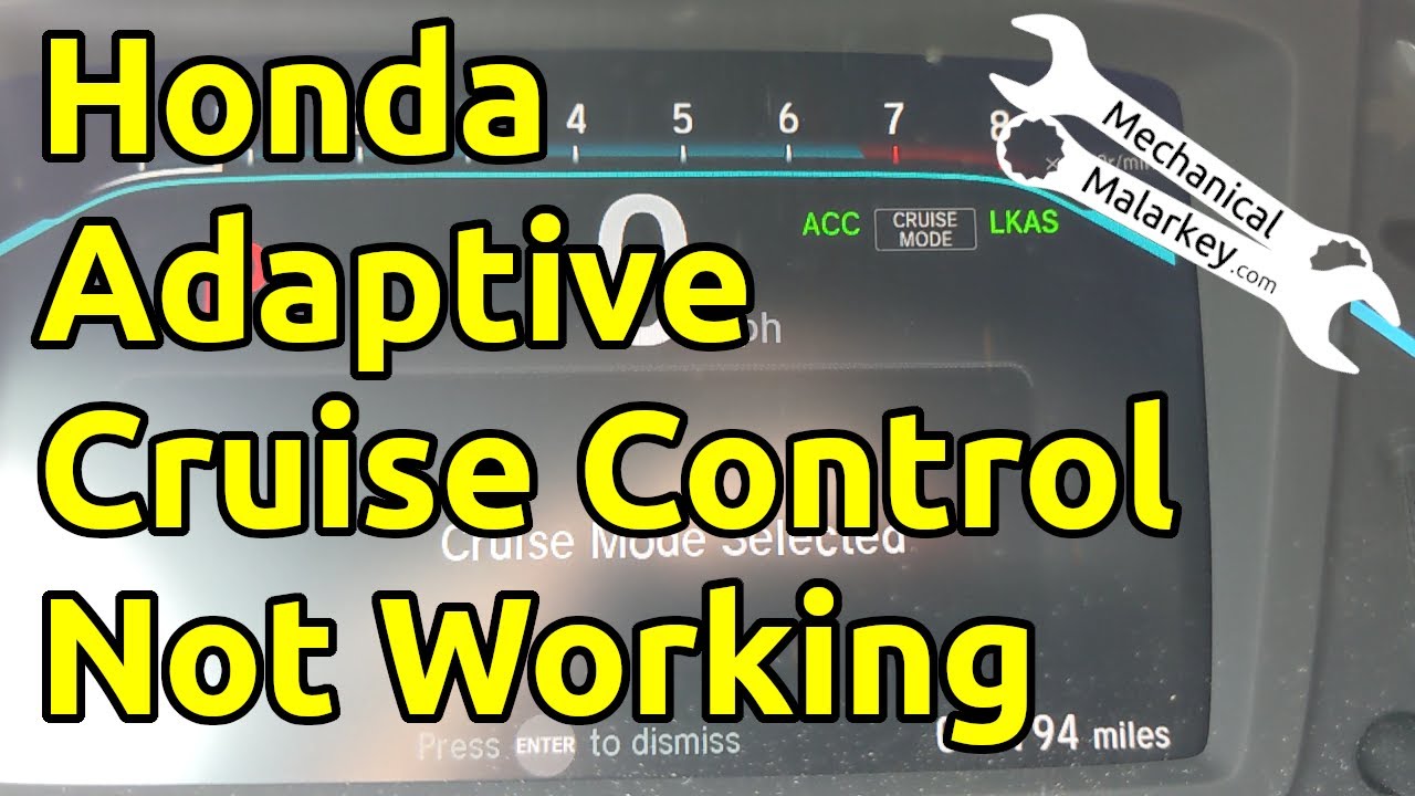 Troubleshooting and Fixing Honda CR-V Cruise Control Issues