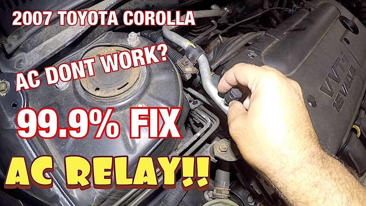 Troubleshooting Toyota Corolla AC Not Working Issues